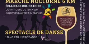 Marche nocturne et karaoké