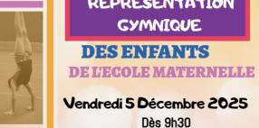 représentation gymnique enfants école maternelle